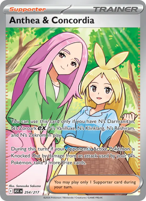 Anthea & Concordia 254 Ascended Heroes Pokesingles