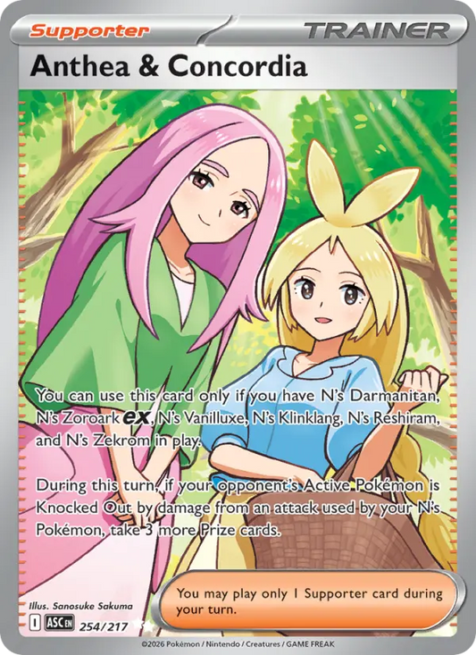 Anthea & Concordia 254 Ascended Heroes Pokesingles