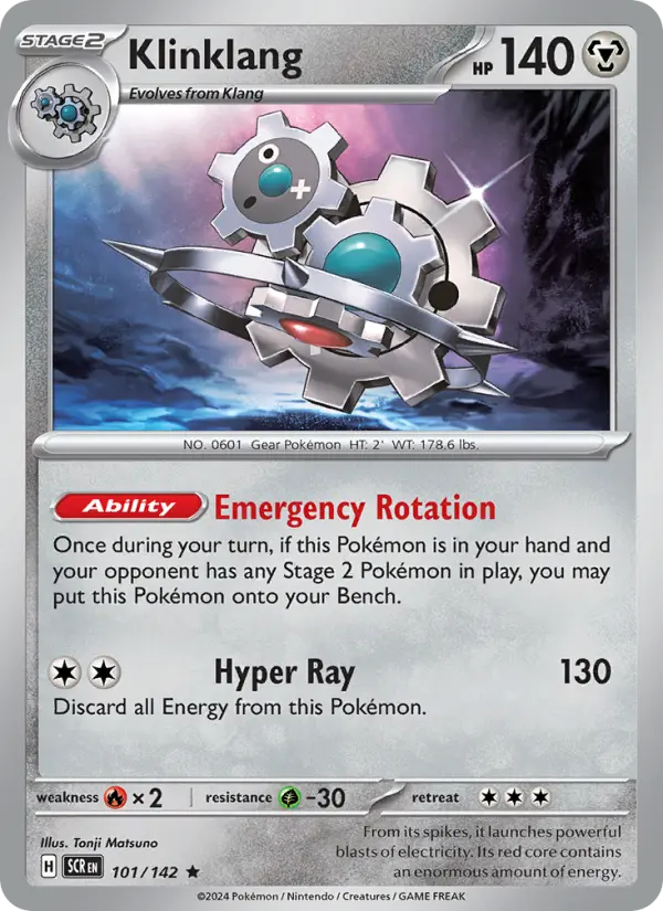Klinklang 101 Stellar Crown Pokesingles