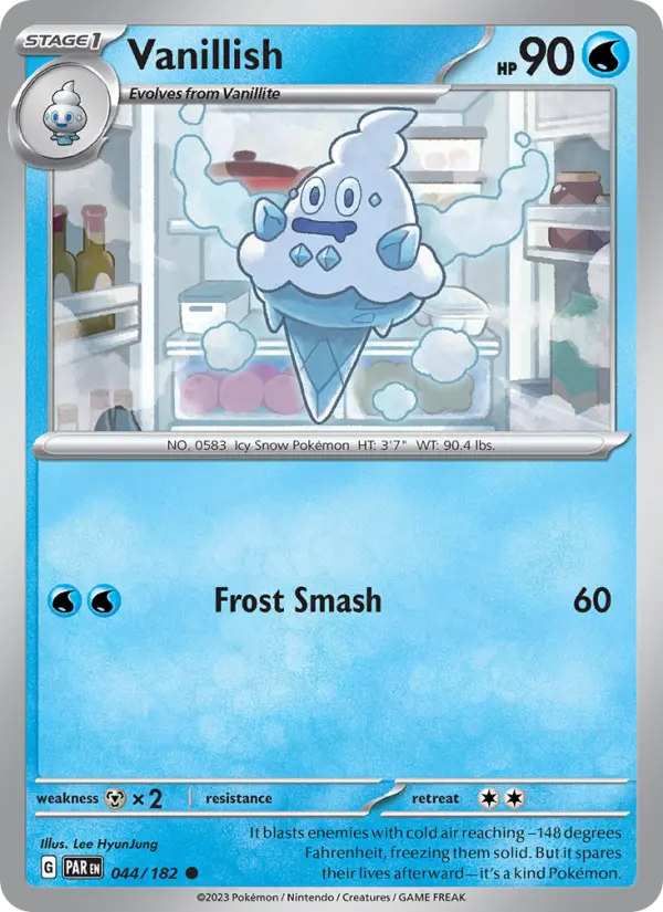 Vanillish 44 Paradox Rift Pokesingles