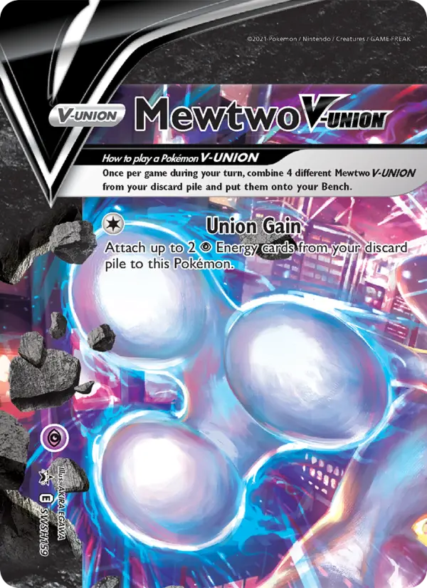Mewtwo V-UNION SWSH159 SWSH Black Star Promos Pokesingles