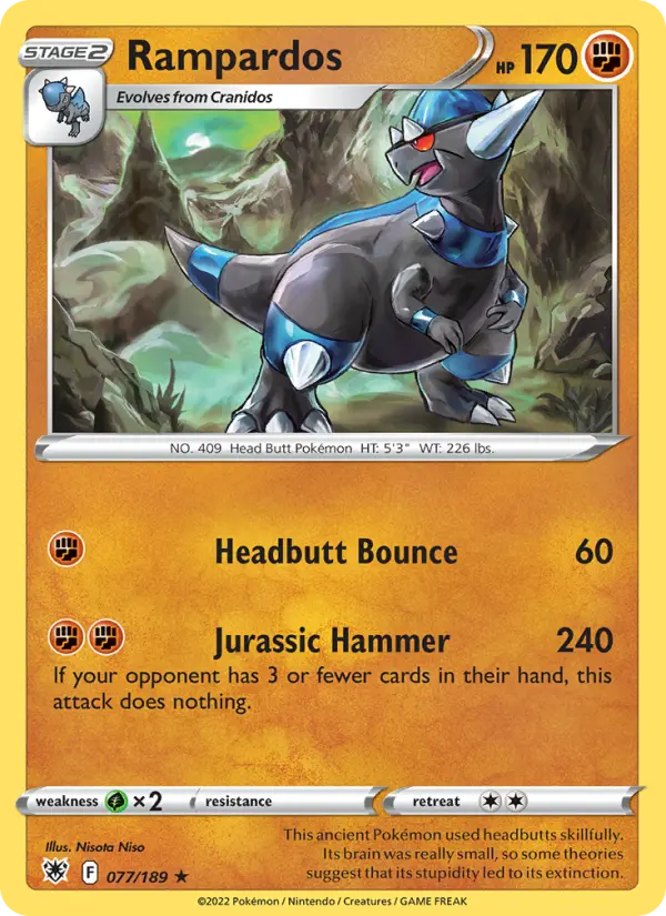 Rampardos 77 Astral Radiance Pokesingles