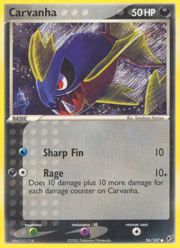Carvanha 56 Deoxys Pokesingles