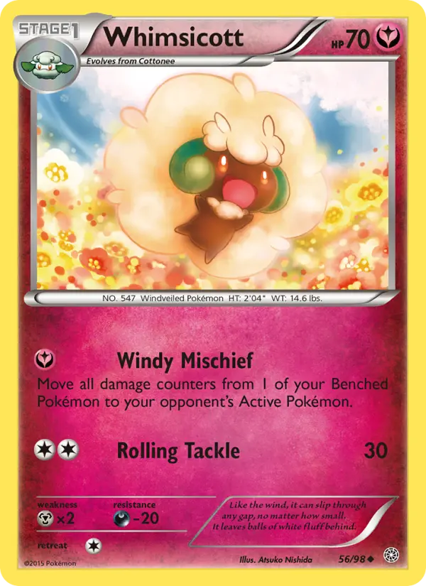 Whimsicott 56 Ancient Origins Pokesingles