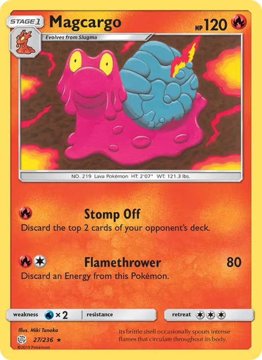 Magcargo 27 Cosmic Eclipse Pokesingles