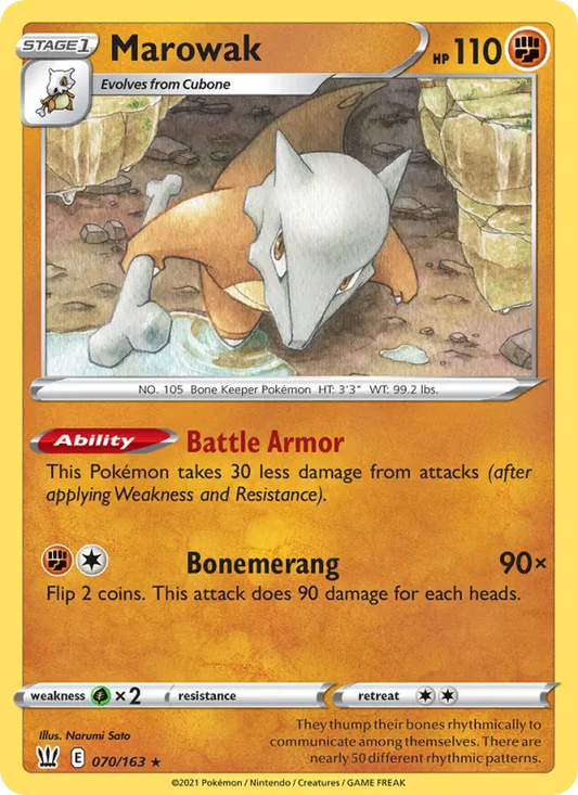 Marowak 70 Battle Styles Pokesingles