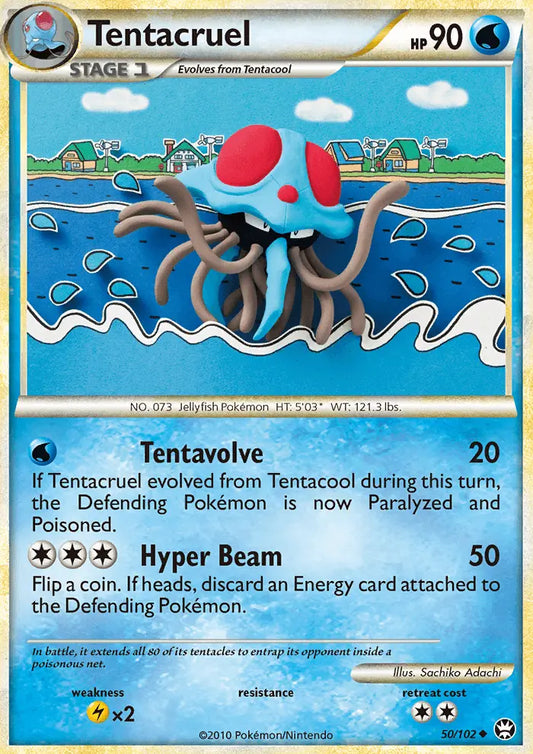 Tentacruel 50 Triumphant Pokesingles