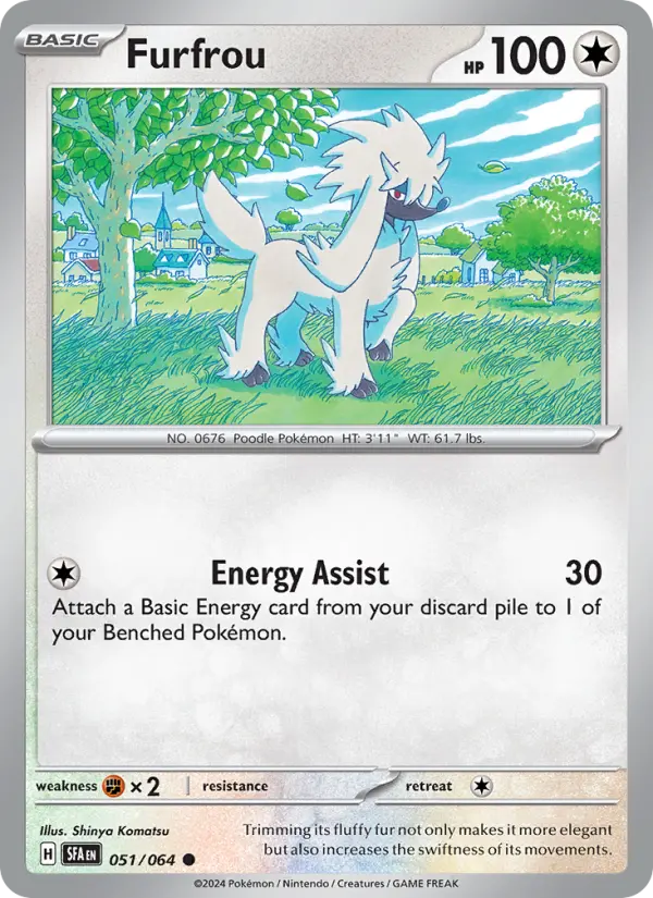 Furfrou 51 Shrouded Fable Pokesingles