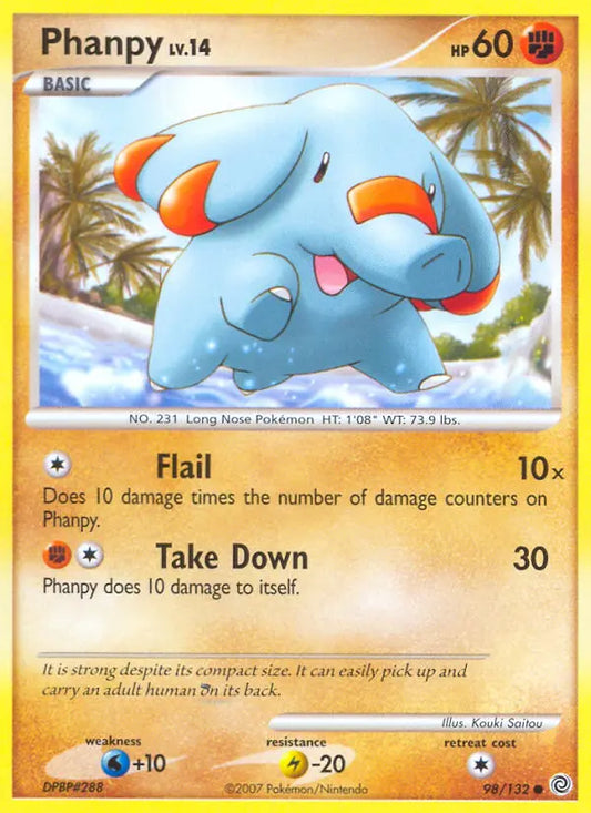 Phanpy 98 Secret Wonders Pokesingles