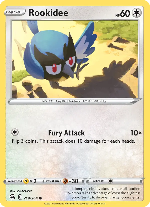Rookidee 219 Fusion Strike Pokesingles