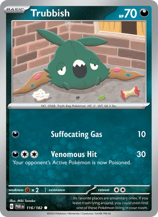 Trubbish 116 Paradox Rift Pokesingles