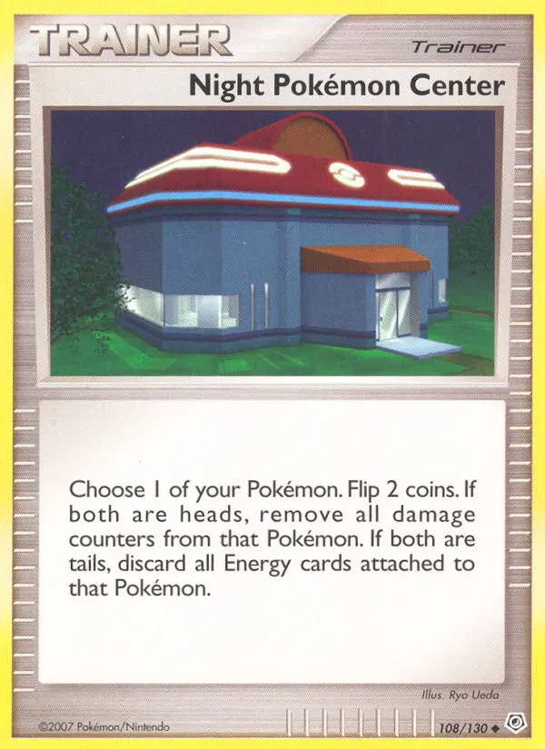 Night Pokémon Center 108 Diamond & Pearl Pokesingles