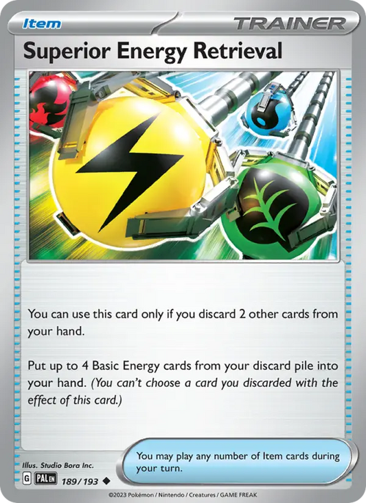 Superior Energy Retrieval 189 Paldea Evolved Pokesingles