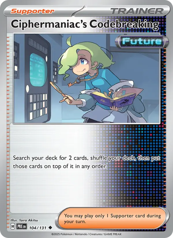 Ciphermaniac's Codebreaking 104 Prismatic Evolutions Pokesingles
