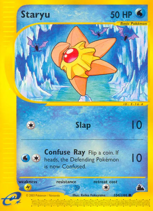 Staryu 104 Skyridge Pokesingles