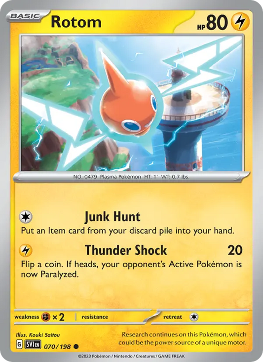 Rotom 70 Scarlet & Violet Pokesingles