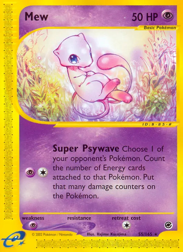 Mew 55 Expedition Base Set Pokesingles