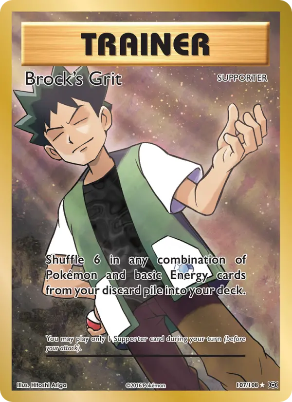 Brock's Grit 107 Evolutions Pokesingles