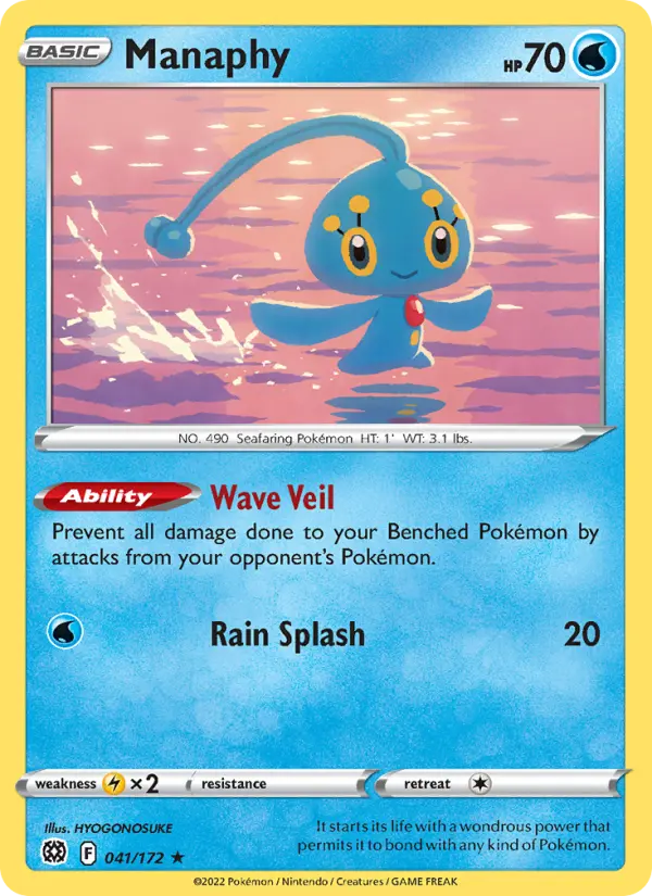 Manaphy 41 Brilliant Stars Pokesingles