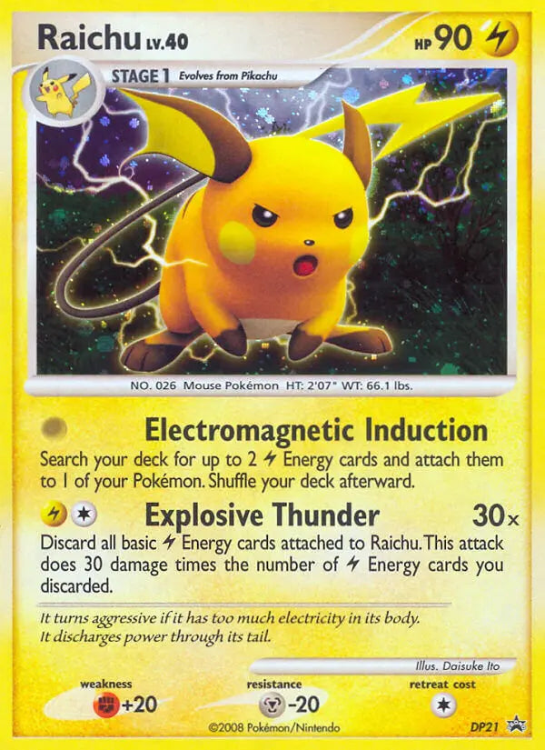 Raichu DP21 DP Black Star Promos Pokesingles