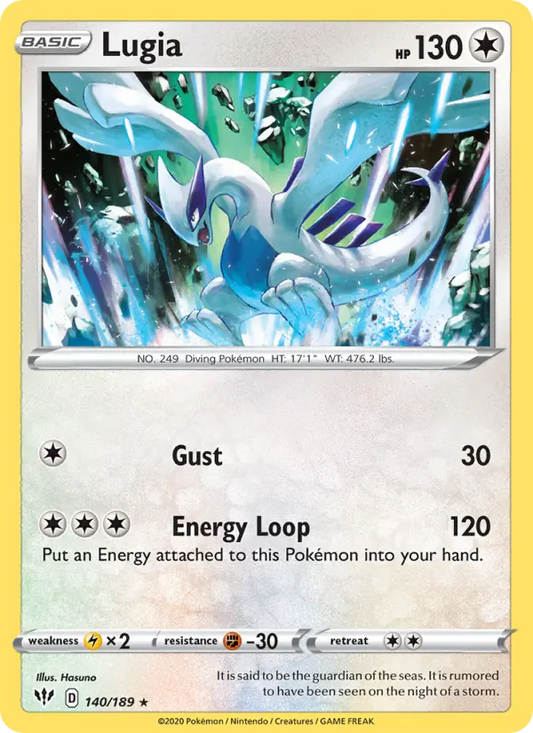 Lugia 140 Darkness Ablaze Pokesingles