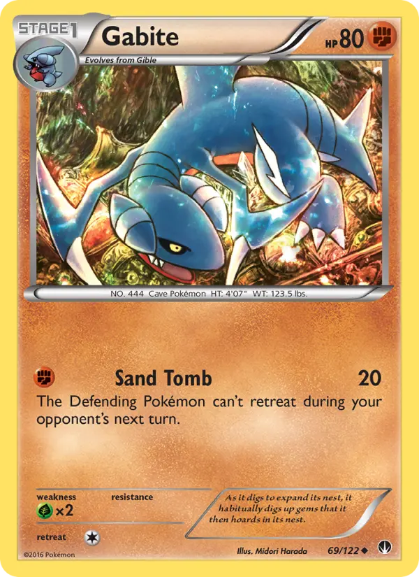 Gabite 69 BREAKpoint Pokesingles
