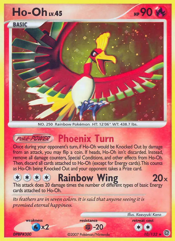Ho-Oh 10 Secret Wonders Pokesingles