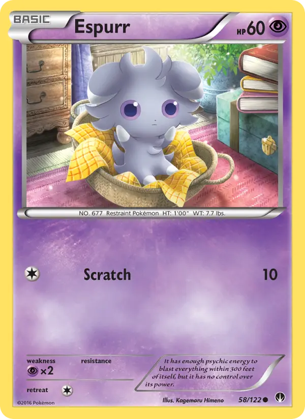Espurr 58 BREAKpoint Pokesingles
