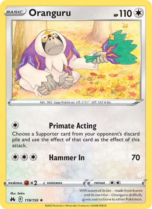 Oranguru 119 Crown Zenith Pokesingles