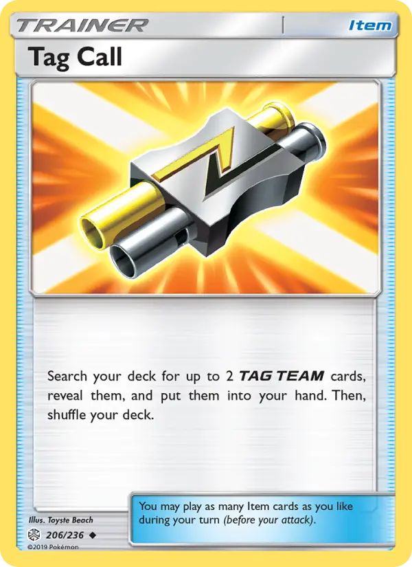 Tag Call 206 Cosmic Eclipse Pokesingles
