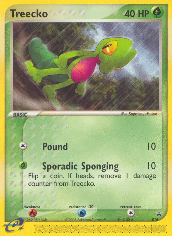 Treecko 16 Nintendo Black Star Promos Pokesingles