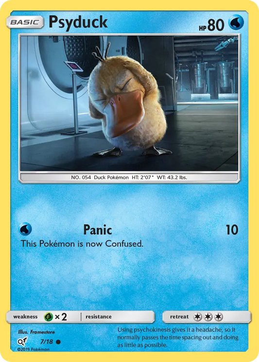 Psyduck 7 Detective Pikachu Pokesingles