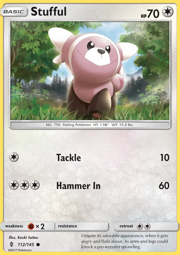 Stufful 112 Guardians Rising Pokesingles