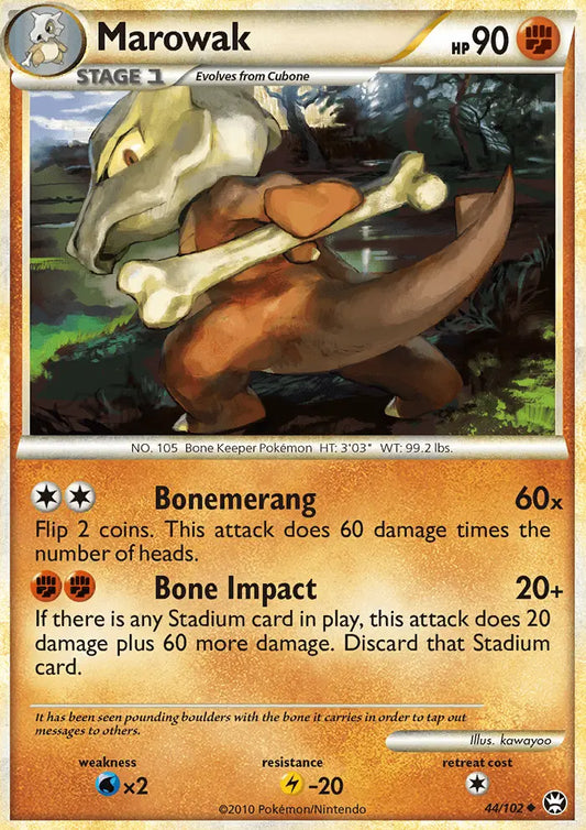 Marowak 44 Triumphant Pokesingles