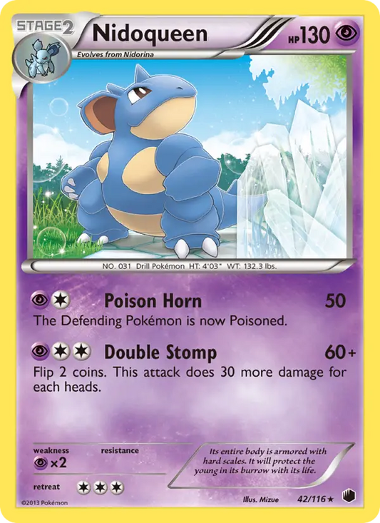 Nidoqueen 42 Plasma Freeze Pokesingles