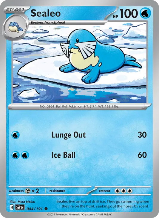 Sealeo 44 Surging Sparks Pokesingles