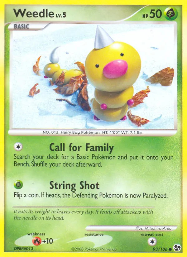 Weedle 93 Great Encounters Pokesingles