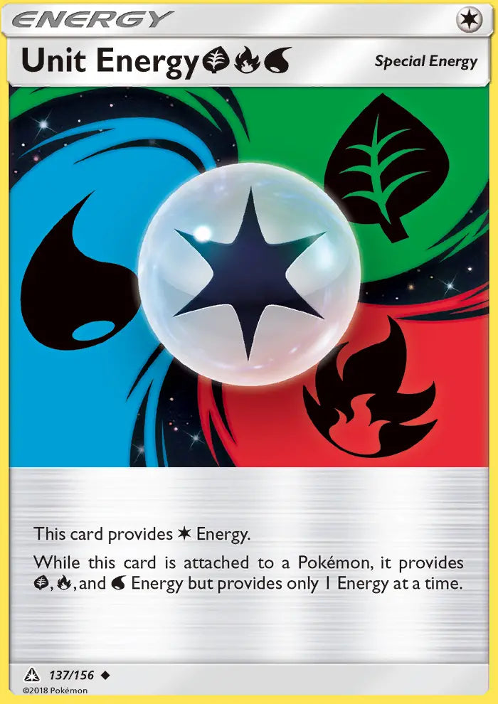Unit Energy GrassFireWater 137 Ultra Prism Pokesingles