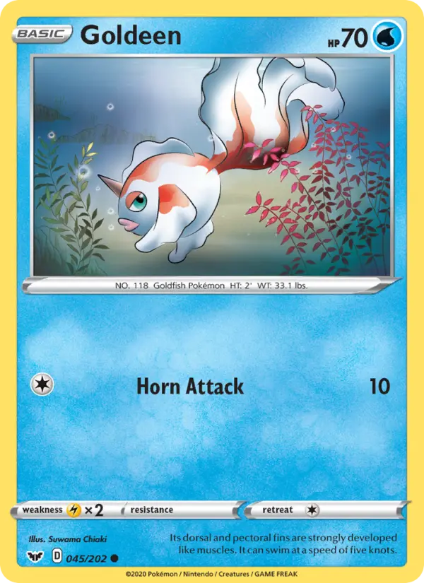 Goldeen 45 Sword & Shield Pokesingles