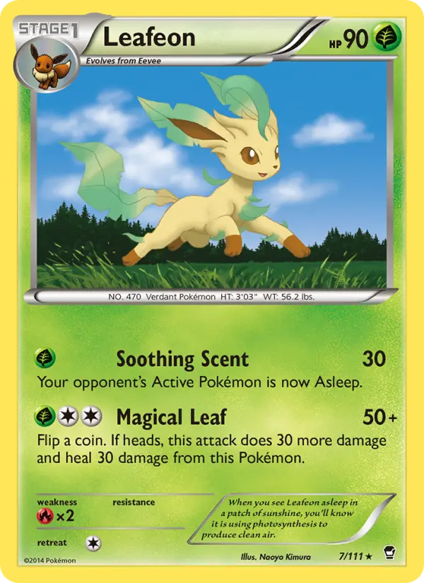 Leafeon 7 Furious Fists Pokesingles