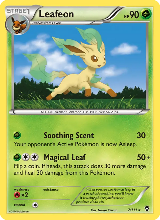 Leafeon 7 Furious Fists Pokesingles
