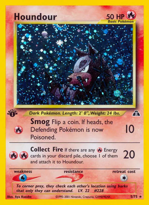 Houndour 5 Neo Discovery Pokesingles