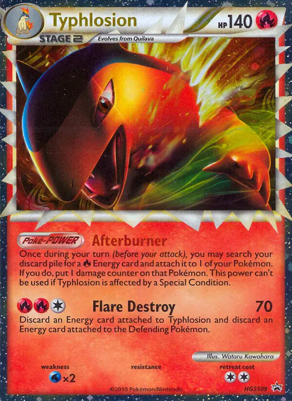Typhlosion HGSS09 HGSS Black Star Promos Pokesingles