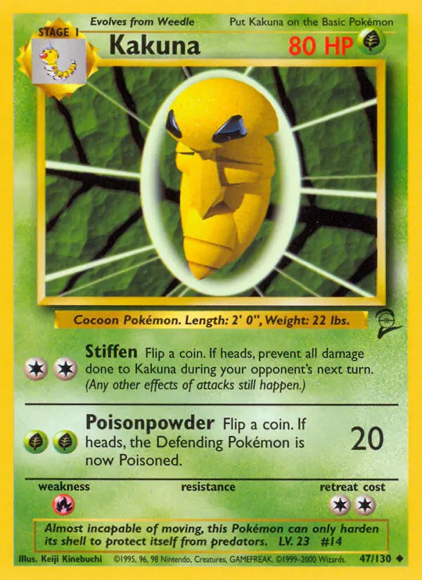 Kakuna 47 Base Set 2 Pokesingles