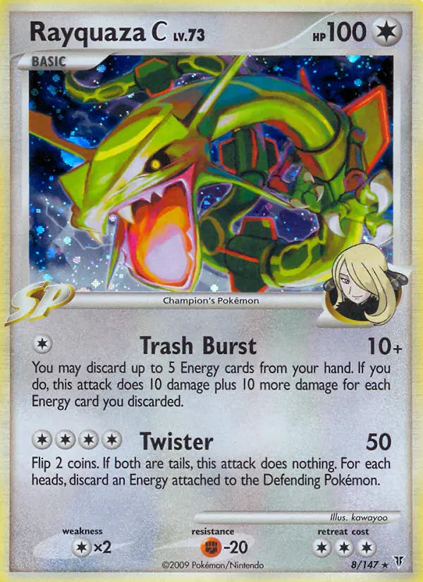 Rayquaza C 8 Supreme Victors Pokesingles