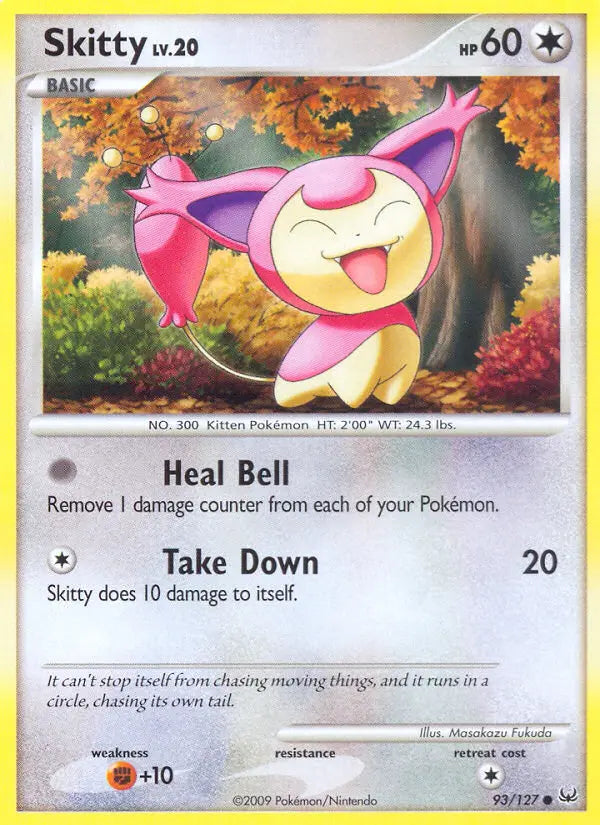 Skitty 93 Platinum Pokesingles