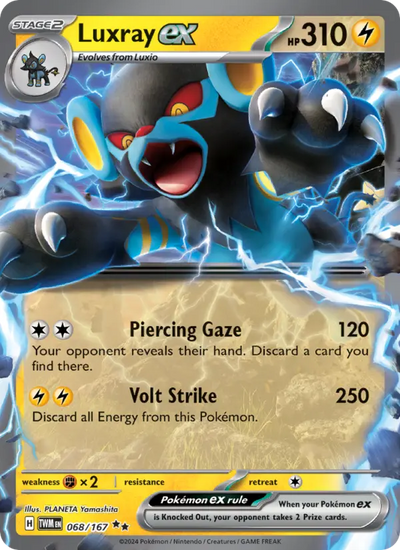 Luxray ex 68 Twilight Masquerade Pokesingles