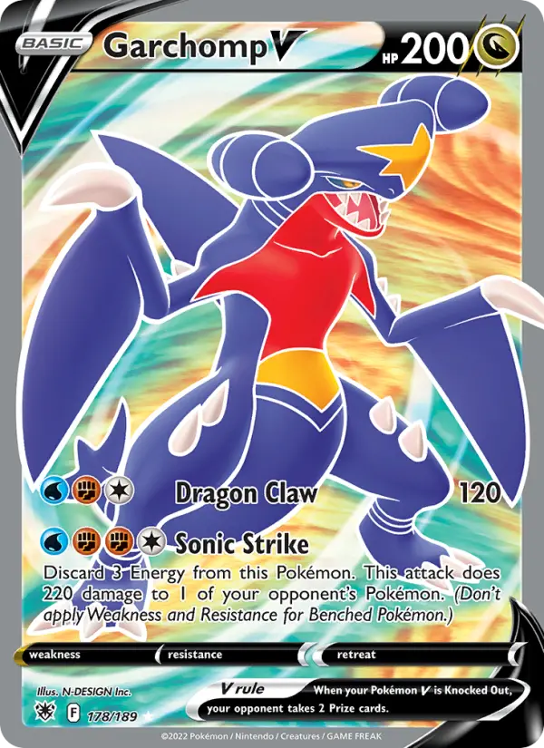 Garchomp V 178 Astral Radiance Pokesingles