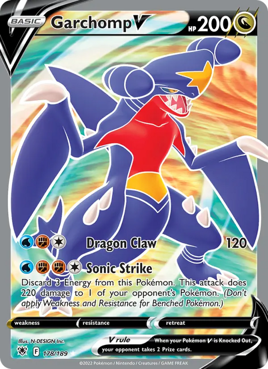 Garchomp V 178 Astral Radiance Pokesingles