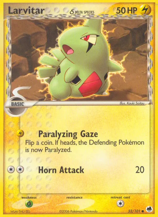 Larvitar δ 52 Dragon Frontiers Pokesingles